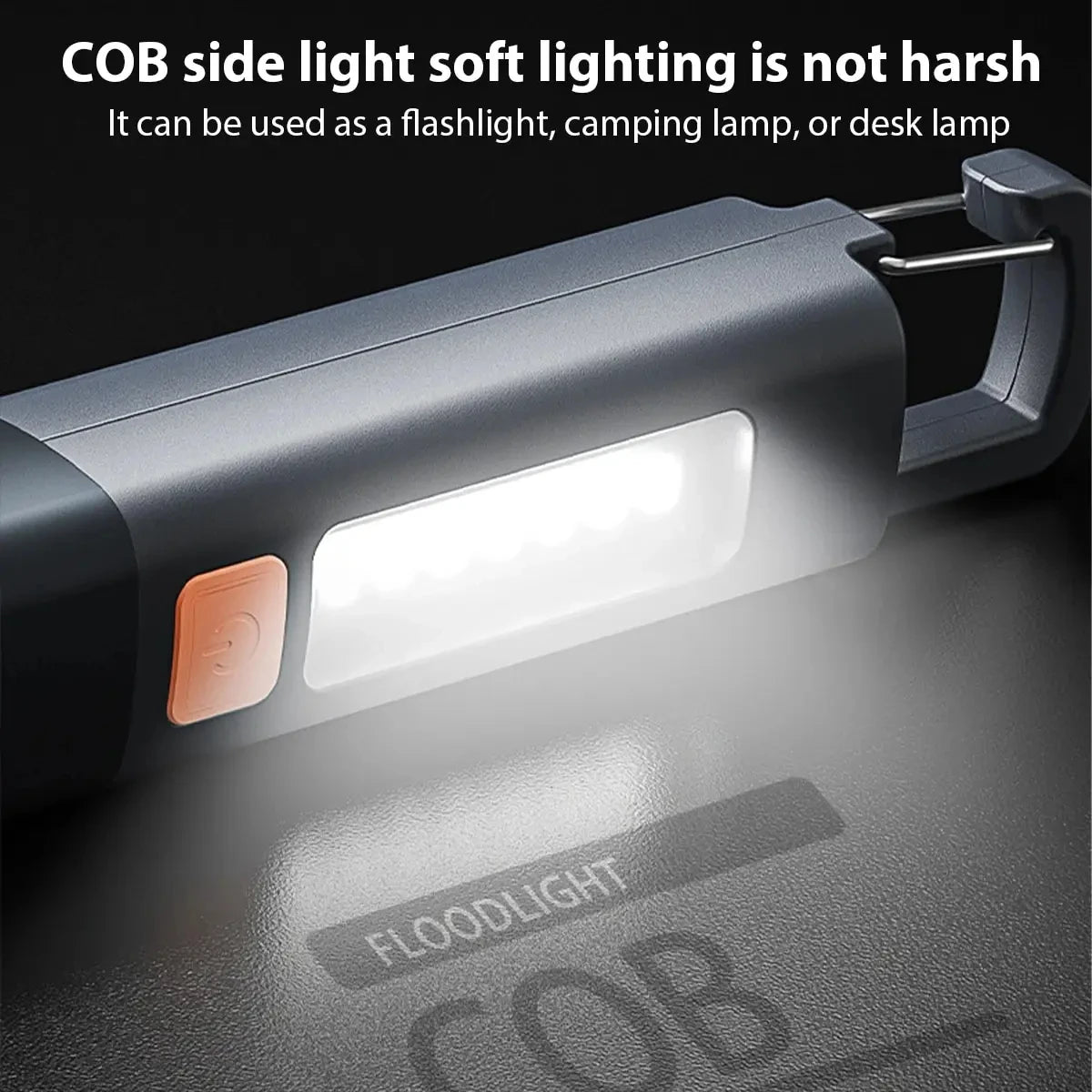 1-10PCS Super Bright COB Side Lights LED XPE Mini Portable Torch Zoomable Waterproof Outdoor Fishing Hunting Camping Flashlight