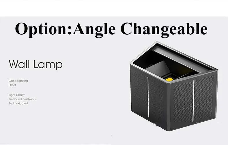 Solar Wall Lights Outdoor Garden Lighting External Solar Powered Led Outdoor Lamp Wall Sconces Yard and Garden Decors Decoration