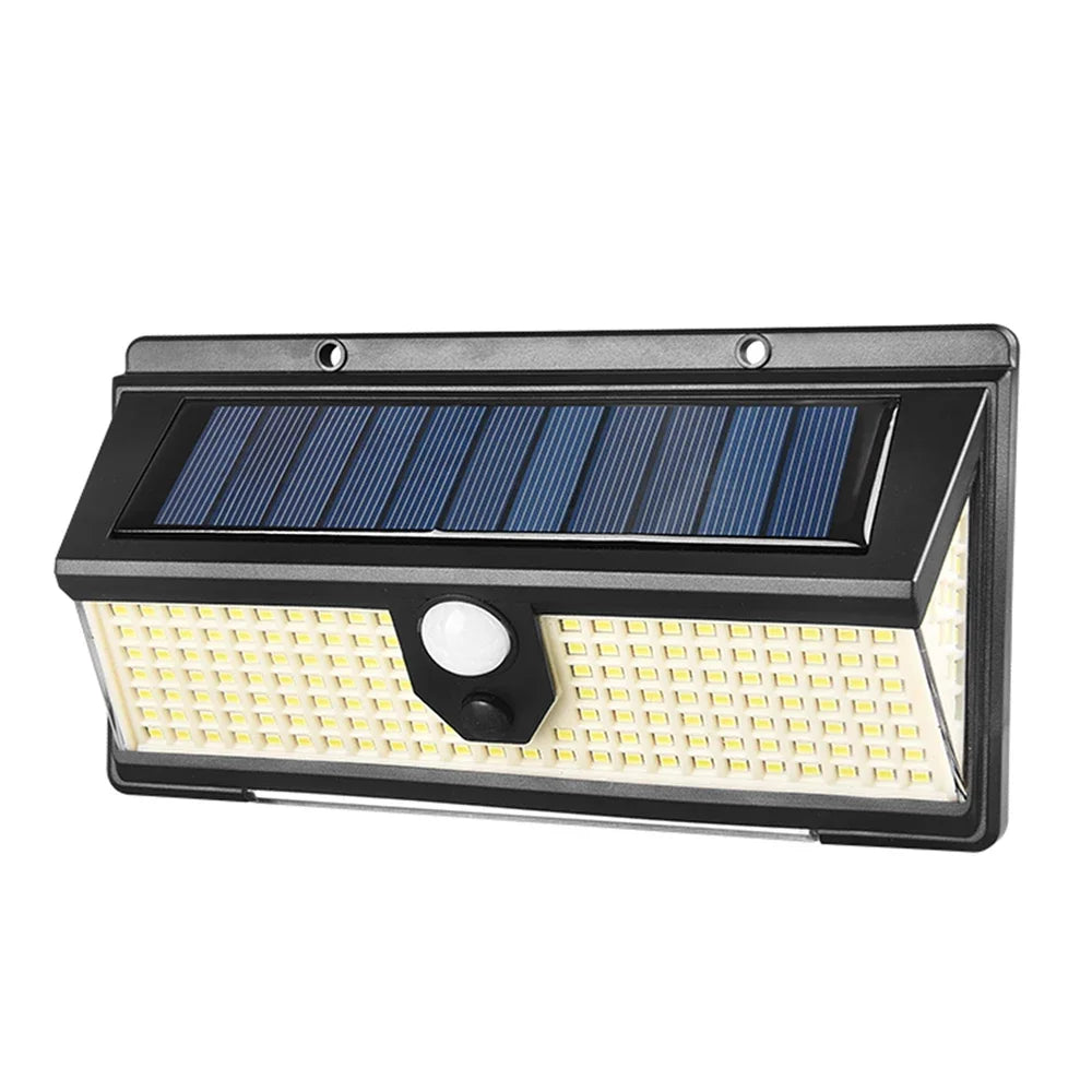 1PC Solar Wall Lights 190LED Outdoor Solar Wall Lamp PIR Motion Sensor Solar Decor Street Lamp IP65 Waterproof Garden Wall Light