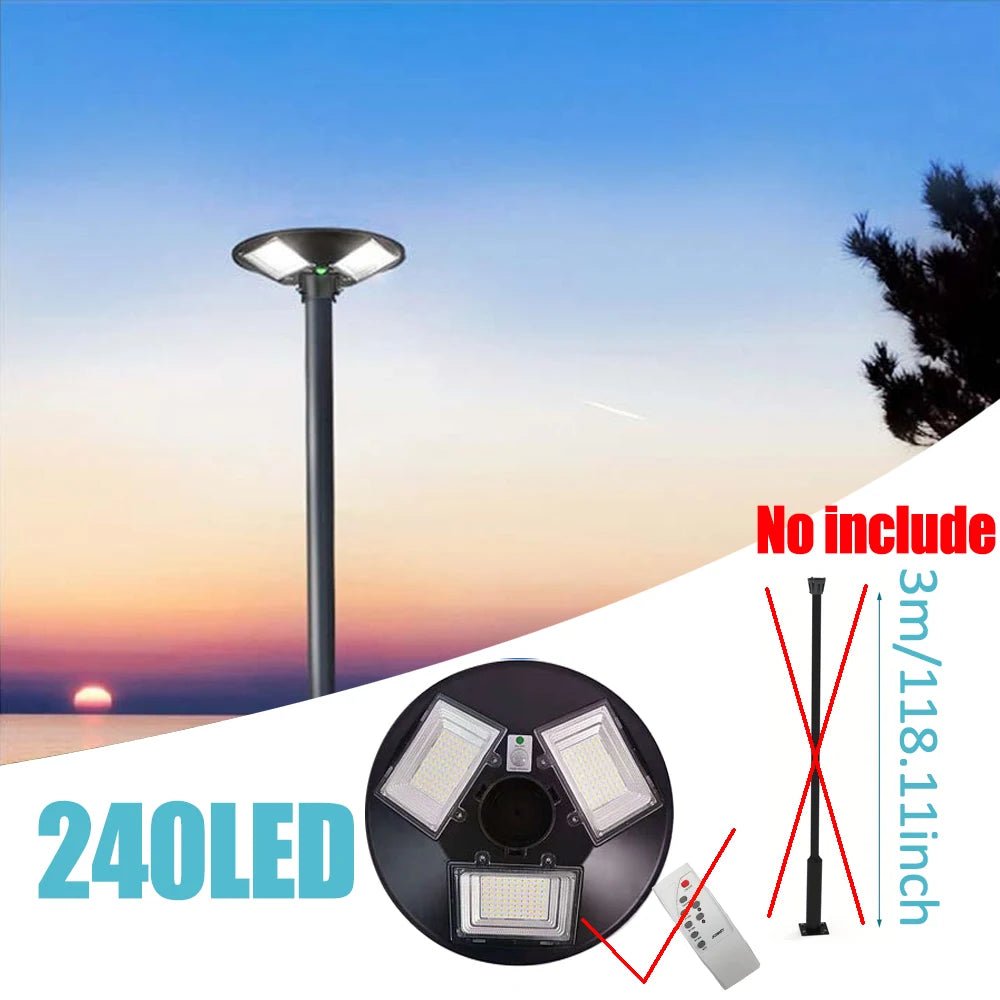 Solar outdoor street lamp UFO solar street lamp garden lamp with sensorintelligent light sensesuitable for all kinds of scenes