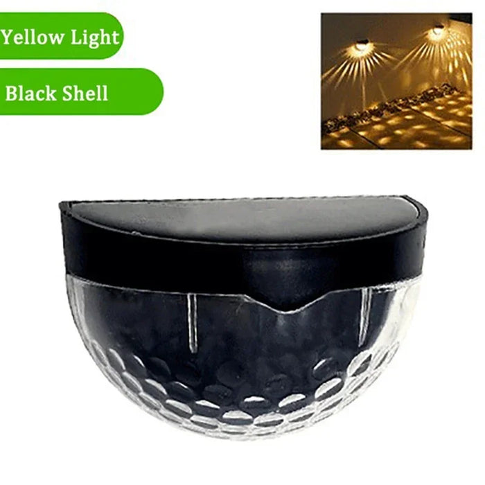 2/4/6/10/12/18/20Pcs Solar Fence Light Outdoor Waterproof Wall Lamps Festoon Decoration LED Light for Garden Step Patio Stairs