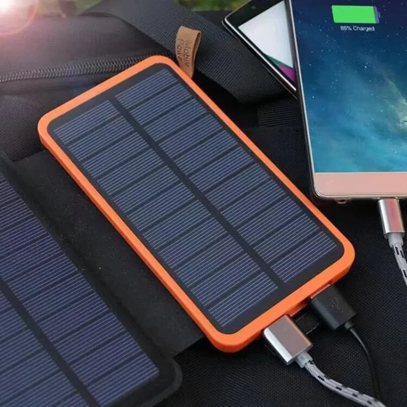 Xiaomi Solar Power Bank 200000mAh Large Capacity Super Fast Charging Foldable Outdoor Portable Powerbank for iPhone Huawei