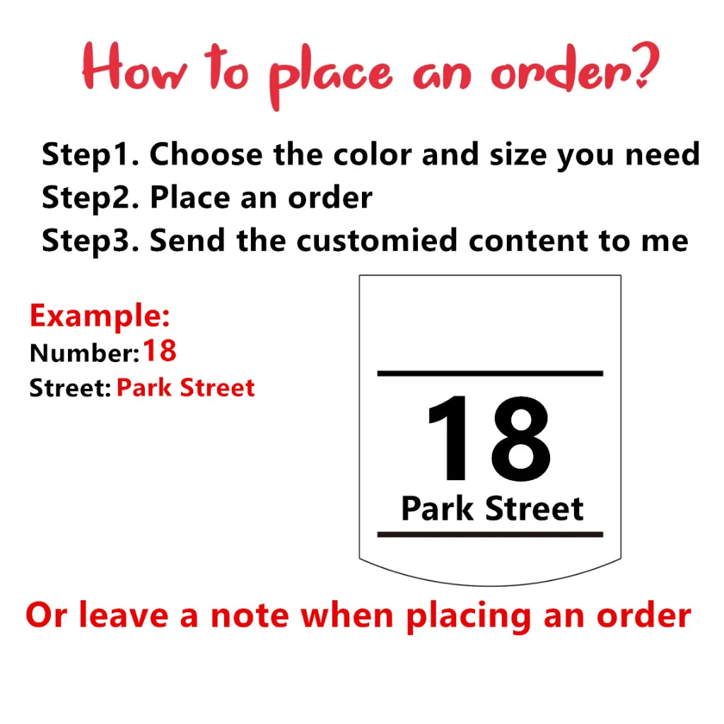 Personalized Solar House Sign Acrylic Plaque LED Customized Address Plaque Outdoor Street Name Solar House Number Sign