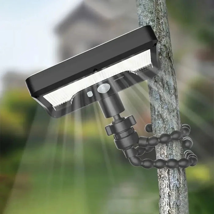 Solar Wall Light Solar Powered Flood Light Auto On/Off Motion Sensor Outside Yard Lamp Security Porch Light for Garden Yard Path