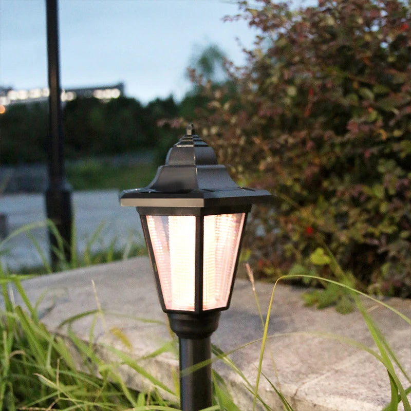 Solar Outdoor Lights Pathway, Outdoor Waterproof LED Landscape Lighting Solar Walkway Lights for Landscape/Patio/Lawn/Yard/Drive