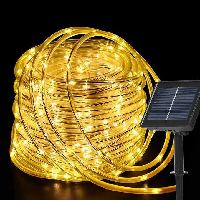 50/100/200 LED Solar Rope Light Outdoor Solar String Light Waterproof Camping Fence Courtyard Garden External Decoration
