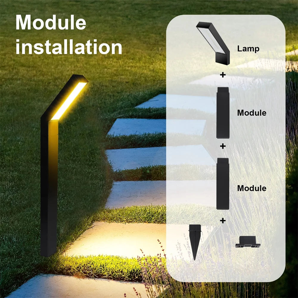 1/4 Pack Solar Pathway Lights Outdoor Solar Lights IP65 Waterproof Garden Lights Solar Lamp Outdoor Landscape Lamps for Lawn