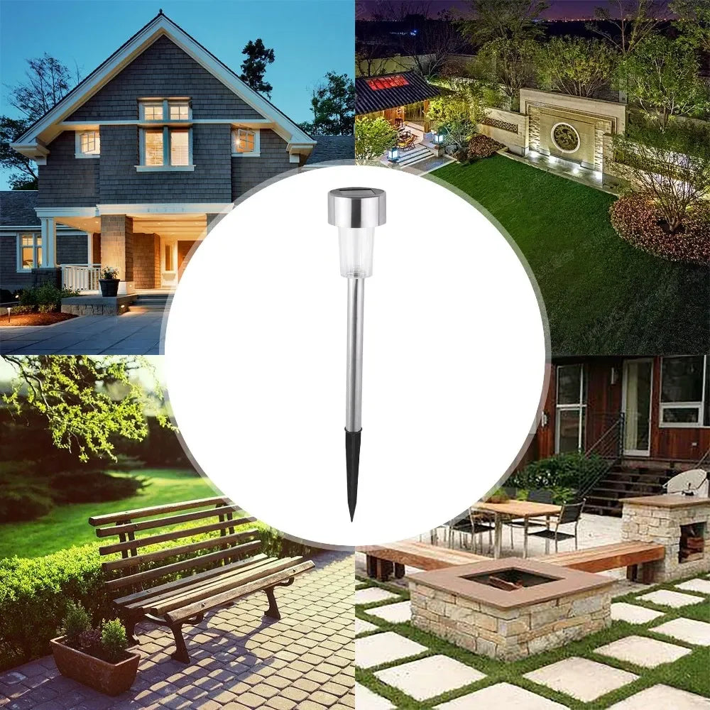 Solar Light Garden Decoration Tools Outdoor Solar Powered Lamp Waterproof Landscape Lighting for Pathway Patio Yard Lawn