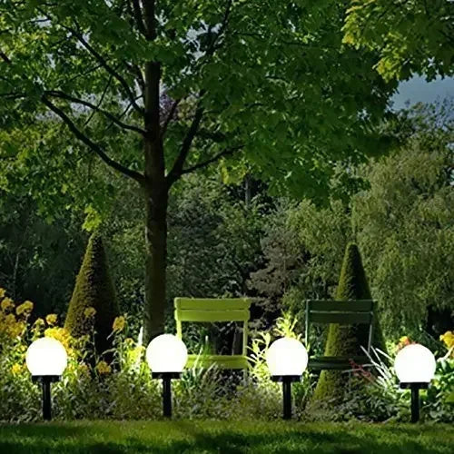 Solar Garden Light Panel LED Round Ball Outdoor Waterproof Decorative Energy Powered for Street Courtyard Landscape Lamp Path