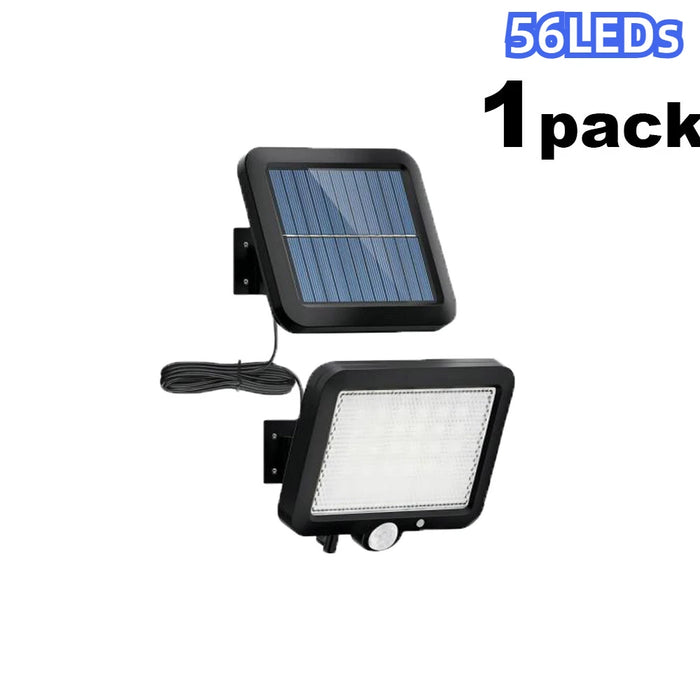 Solar Lights Outdoor with Lights Reflector and 3 Lighting Modes Solar Motion Sensor Wall Lights IP65 Waterproof for Garden Yard