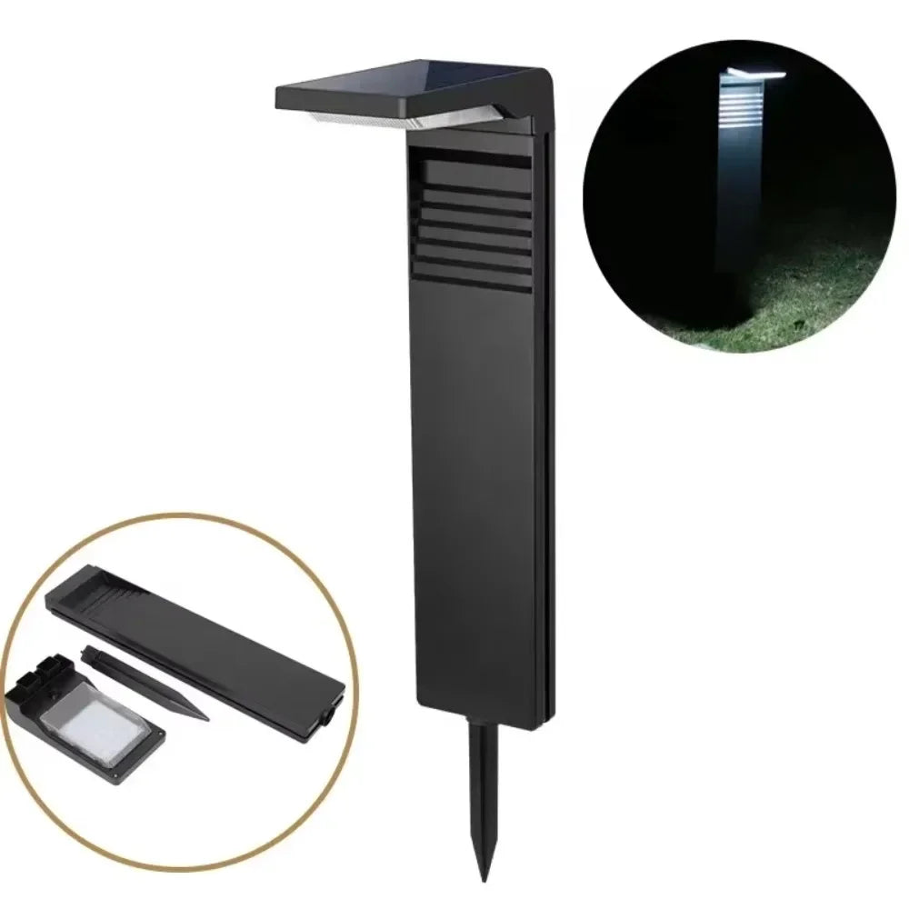 Solar Lawn Lamps Outdoor Garden Lamps Durable Plastic Pathway Lights Ideal for Driveway Lawn Patio Sidewalk Outdoor Lighting