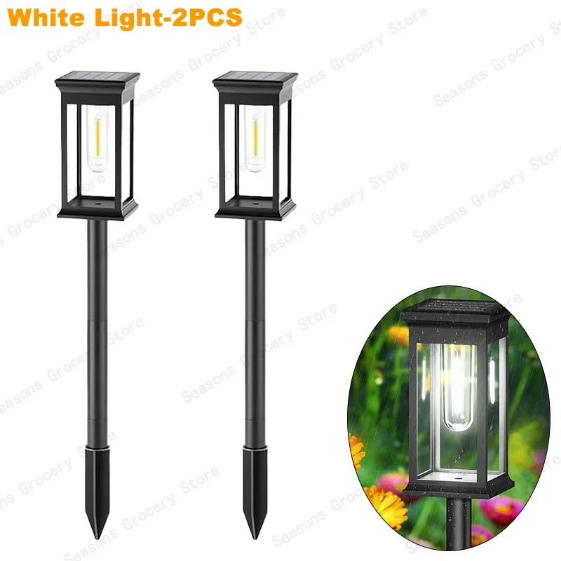 Led Solar Pathway Lights Waterproof Outdoor Solar Lamp for Garden/Landscape/Yard/Patio/Driveway/Walkway Lighting Solar Lights