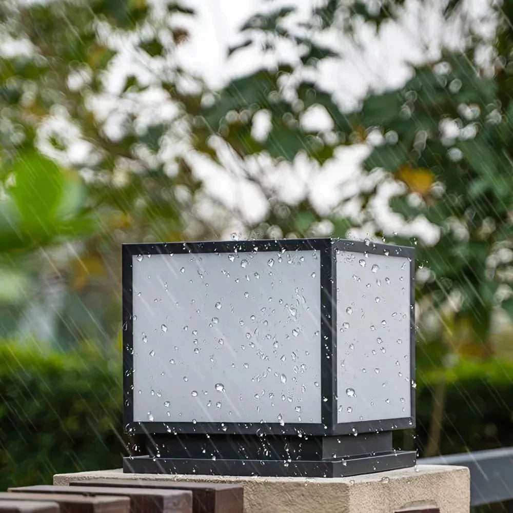 Solar Column Light Garden Solar Lamps Waterproof LED Solar Pillar Light Timed Remote Control LED Outdoor Lighting Courtyard Lamp
