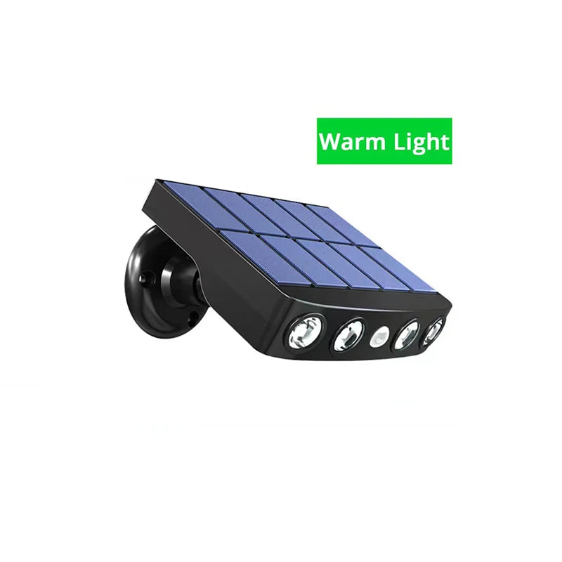 Outdoor Solar Lights Household Courtyard Lawn Garden Wall Light Lighting Human Body Induction Sensor Monitoring Street Lamp