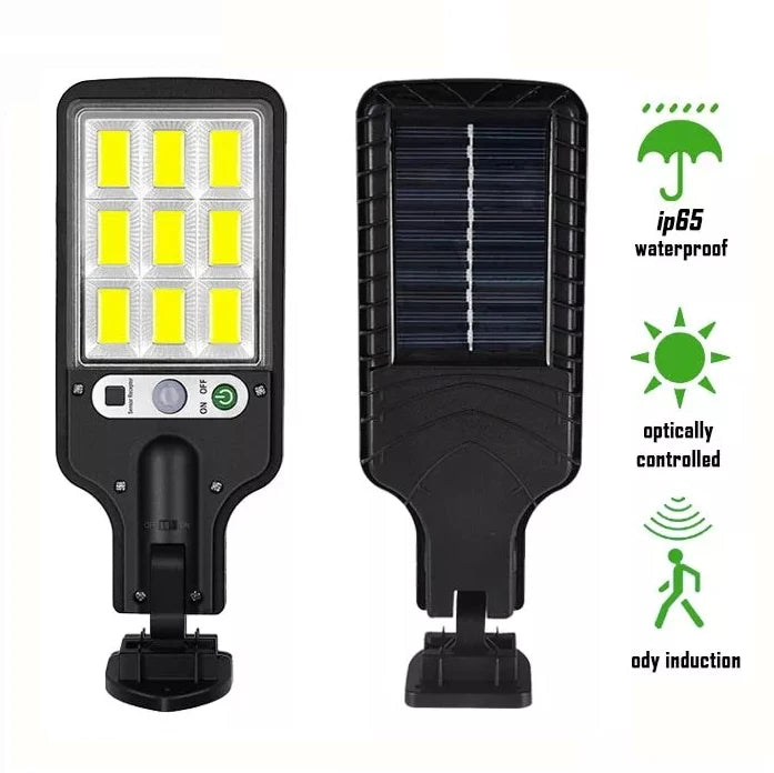Solar Street Lights Outdoor Waterproof Human Body Sensing Courtyard Garden Wall Household Lights Rural Road Lighting Wall Lights