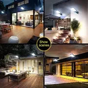Solar Street Lights Outdoor Waterproof Human Body Sensing Courtyard Garden Wall Household Lights Rural Road Lighting Wall Lights