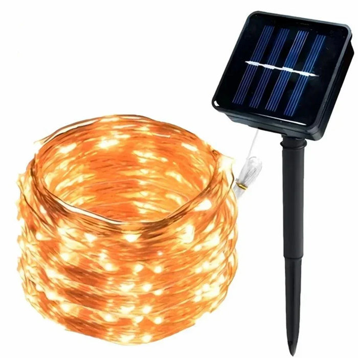 32/22M Solar String Lights Outdoor Waterproof Fairy Garland Lights 300LED 8 Modes Christmas Party Garden Patio Wedding Decor