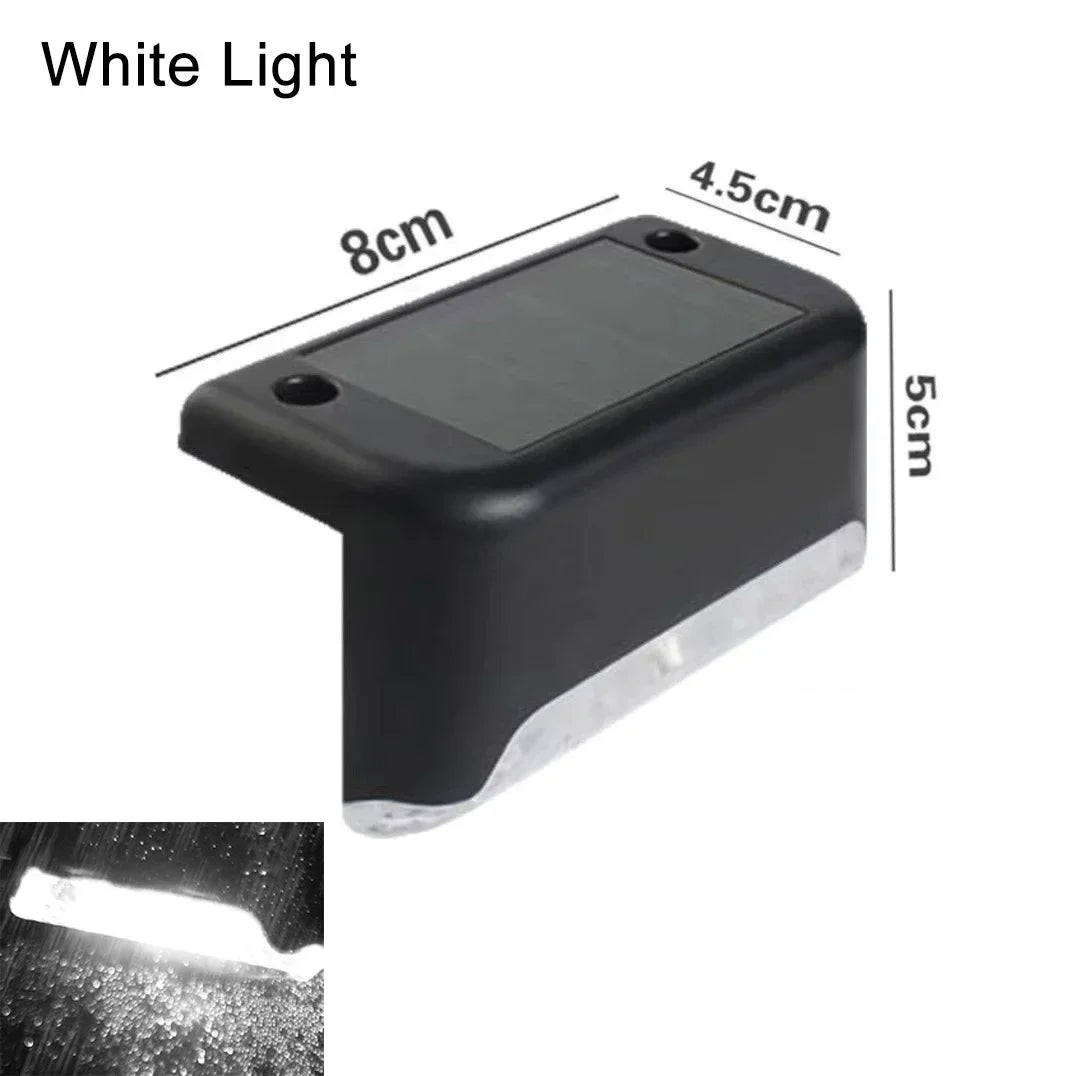 Solar LED Light Outdoor Garden Light Solar Fence Lamp Waterproof Deck Lamp Solar Stair Light Patio Stairs Pathway Garden Decor