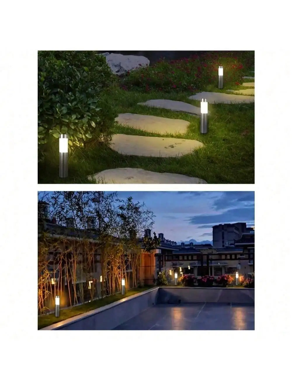 Solar Pathway Lights Outdoor Waterproof-Auto On/Off Solar Garden Lights for Yard Walkway Driveway Patio Lawn&Path-Upgraded Brigh