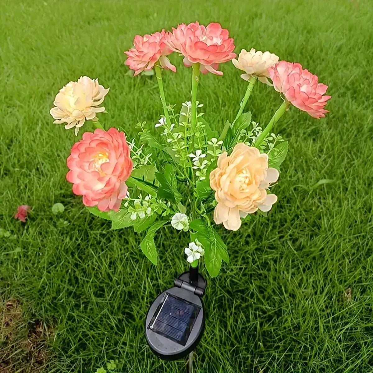 Solar snowdrop light, outdoor solar garden light for yard, garden, path, sidewalk, terrace, lawn decoration