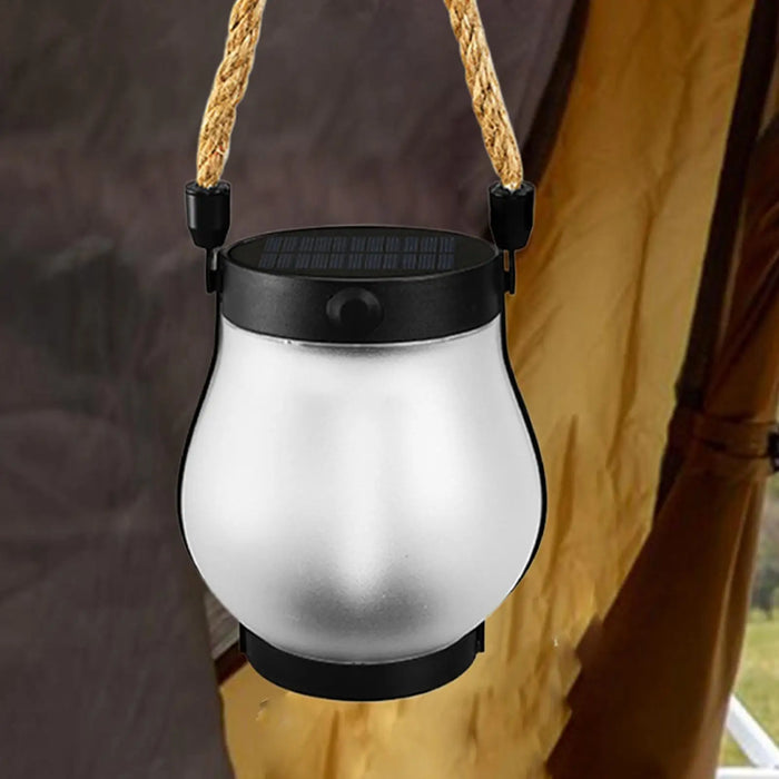 Camping Tent lamp Solar Flame Lights Solar Powered LED Light Waterproof 2 Modes Adjustable Tent Lantern Yard Decor Lamp For Camp