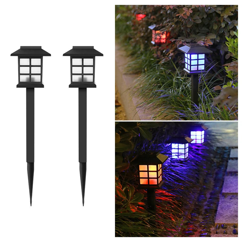 Solar Pathway Lawn Light Outdoor Decor Waterproof Porch Sunlight Solar Wall Lighting for Garden Yard Walkway Driveway Home Decor