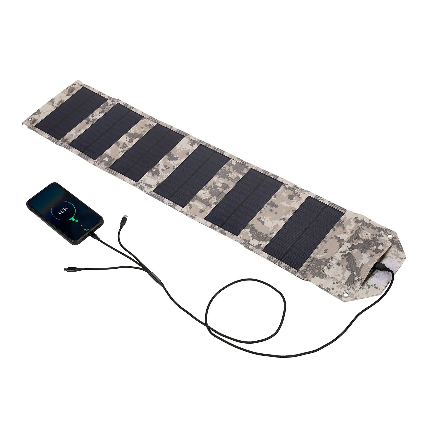 100W/80W/60W Foldable Solar Panel USB 5V Solar Charger Portable Solar Cell Outdoor Phone Power Bank for Camping Hiking + Cable