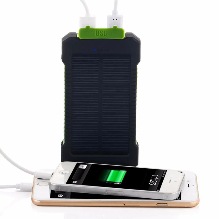 20000mAh Solar Power Bank External Battery backpack Fast Charger Powerbank With SOS Flashlight Poverbank For Smart Mobile Phone