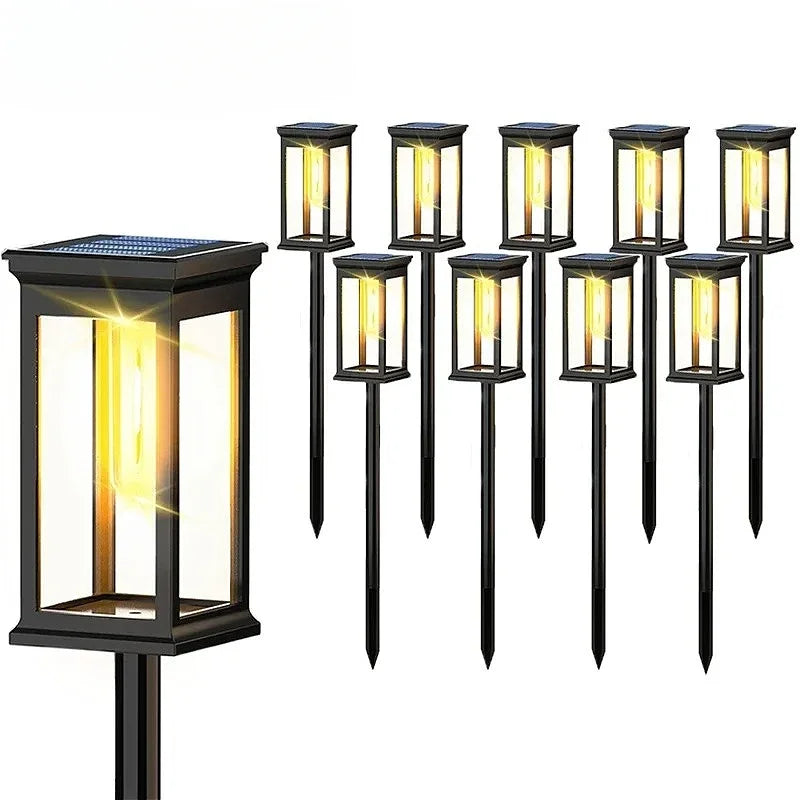 Led Solar Pathway Lights Waterproof Outdoor Solar Lamp for Garden/Landscape/Yard/Patio/Driveway/Walkway Lighting Solar Lights