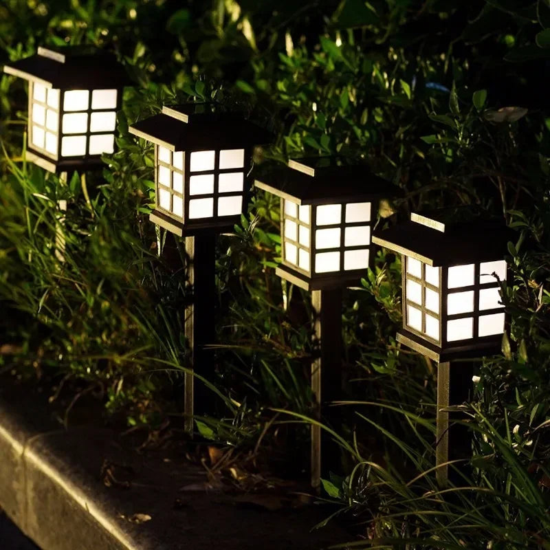 1 Pcs Solar Pathway Lights, Outdoor Solar Lamp Waterproof Landscape Lighting for Garden,Yard,Patio,Walkway,Driveway Decor