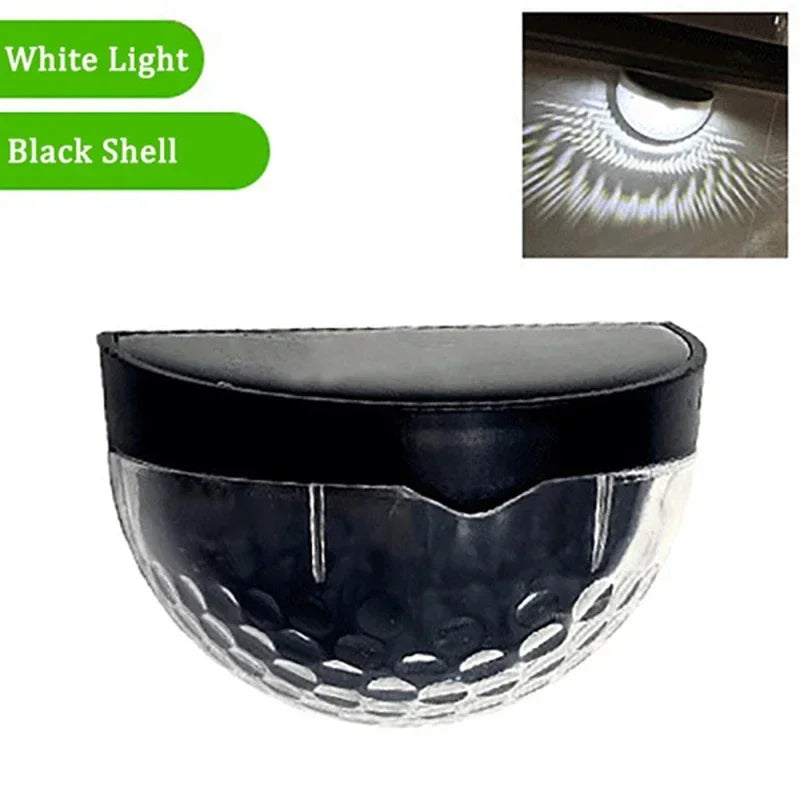 2/4/6/10/12/18/20Pcs Solar Fence Light Outdoor Waterproof Wall Lamps Festoon Decoration LED Light for Garden Step Patio Stairs