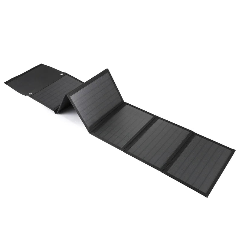 100W Foldable Solar Panel Portable Folding Bag USB+DC Output Solar Charger Outdoor Power Supply for Mobile Phone Power Generator