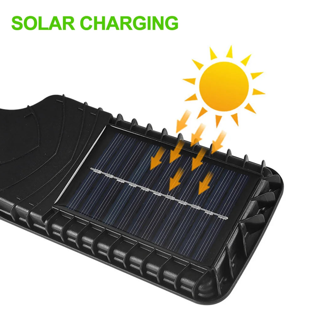 Powerful Solar Street Lights Outdoor Solar Lamp 3 Light Mode Waterproof Motion Sensor Security Lighting for Patio Path Yard