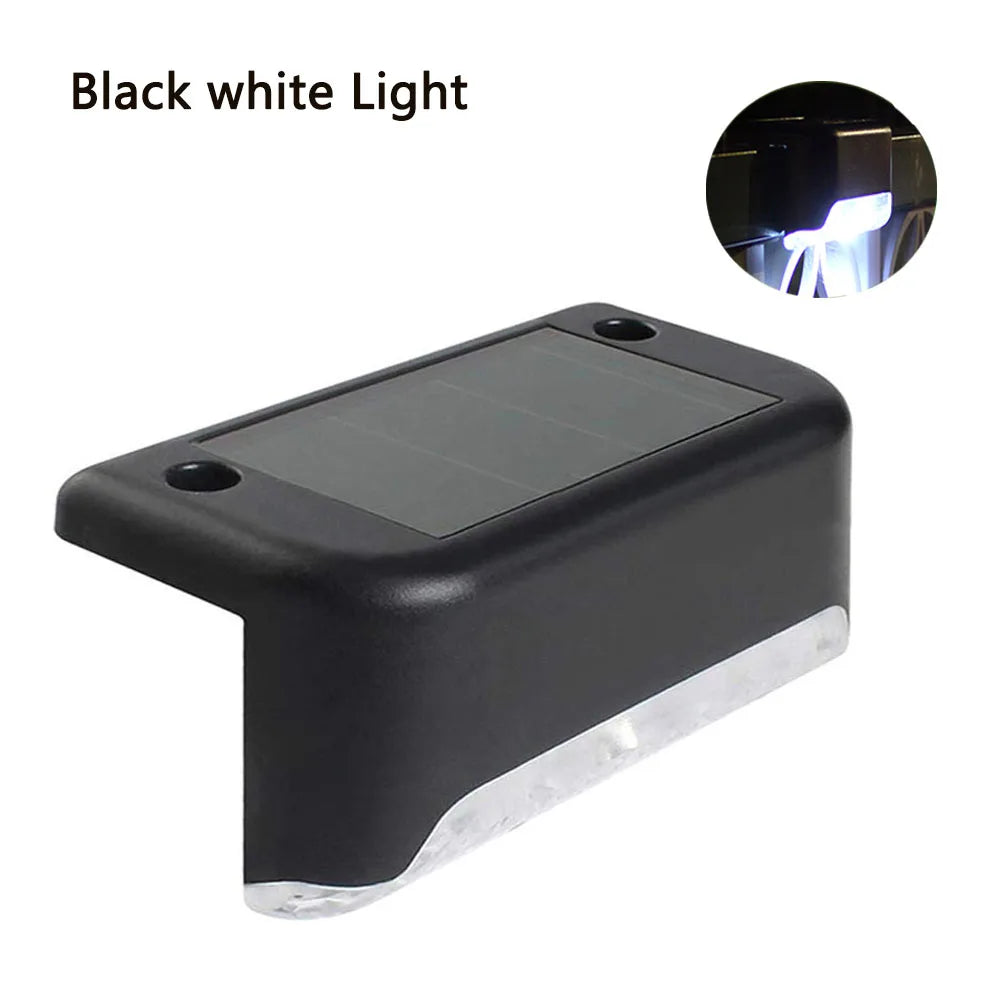 LED Solar Step Lamp Outdoor Path Stair Light Garden LED Lights Waterproof Balcony Light solar lights for garden Step Patio Fence