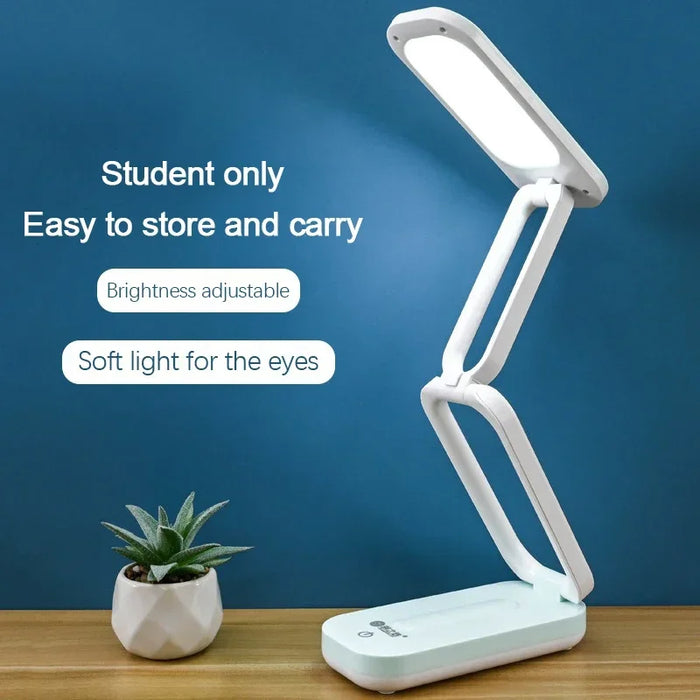 Foldable Solar Powered Desk Lamps and USB Rechargeable Eye Protection Reading Lights Room Bedside Dimmable Desk Night Lighting