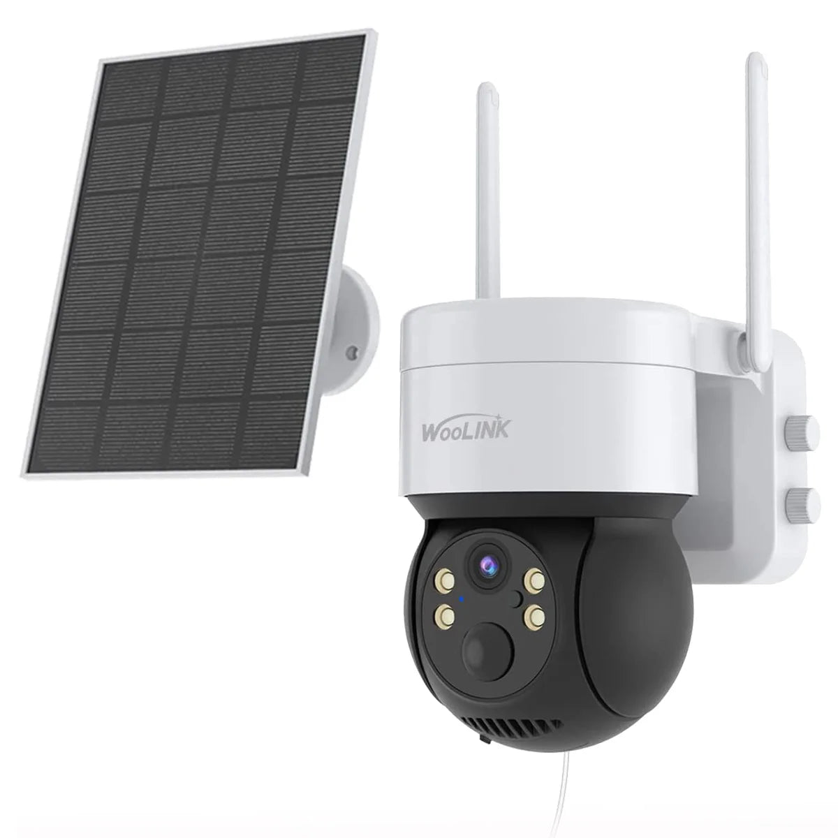 Solar Camera WiFi Outdoor 4MP HD Wireless Security CCTV Waterproof Night Vision Pan/Tilt Surveillance Camera with Solar Panel