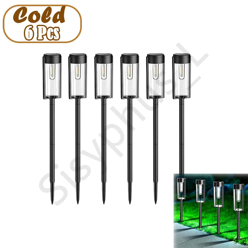 LED Solar Pathway Lights Outdoor Garden Lamp Waterproof Landscape Lights Lights Walkway Driveway Lawn Patio Garden Decor