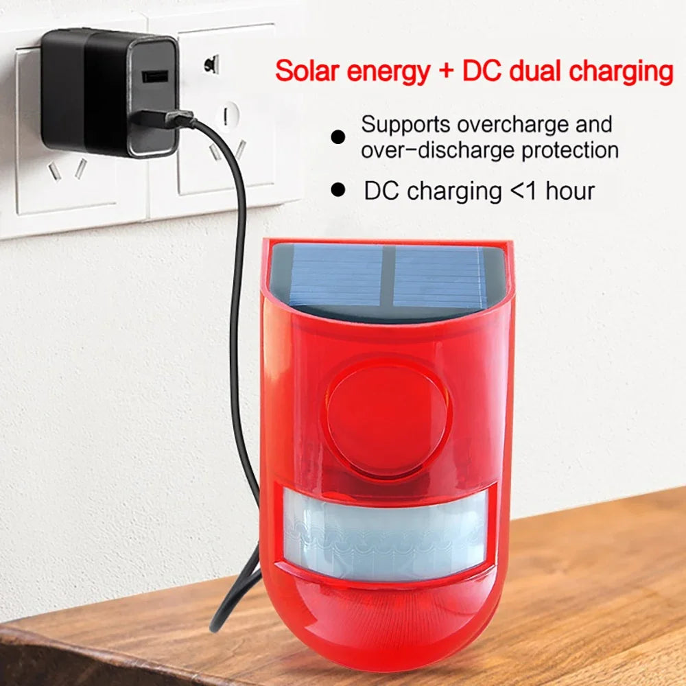 Car Alarm Solar Infrared Motion Sensor Alarm Automobile Immobilizer Security Accessories Home Systems Electronics Automobiles