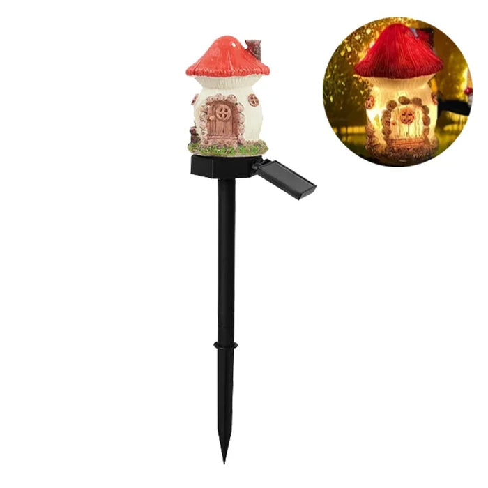 Solar Powered Fairy House Lawn Lamp Solar Led Light Outdoor Garden Decoration Lamp Waterproof Solar Lights