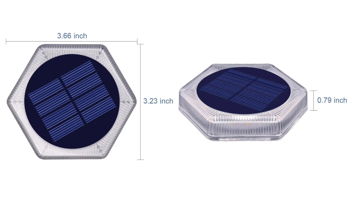 Solar Lights Outdoor Solar Garden Step Lighting Waterproof For Stairs Patio Pathway Yard Fence Wall Lamp Christmas Decoration