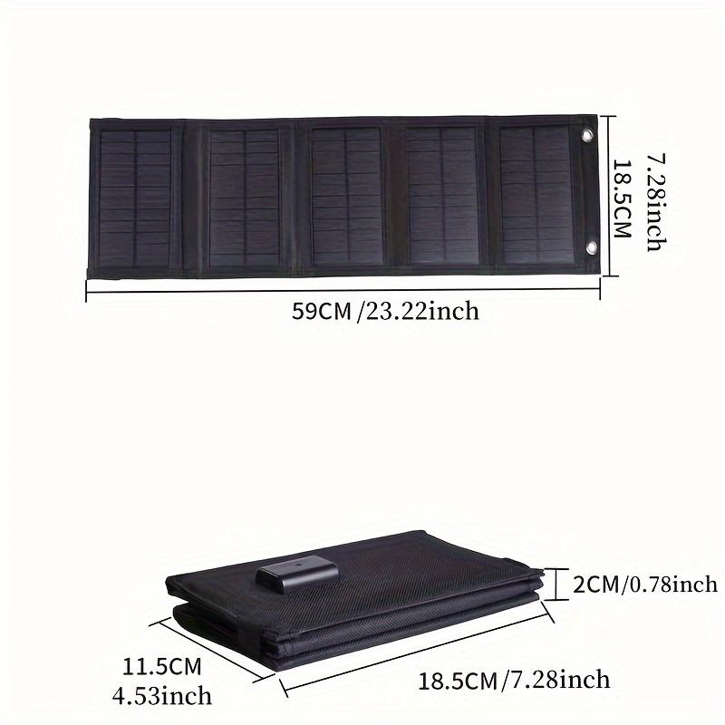Portable Solar Panel 35W High Power Waterproof Foldable Outdoor Power Supply USB Computer Mobile Phone For Outdoor Camping