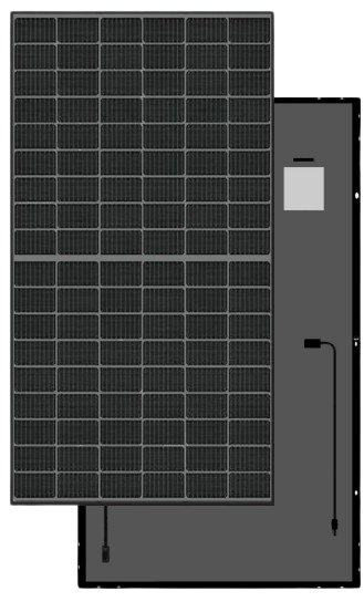 Sonali SS-M-430 430W Black on Black 108 Half-Cell Solar Panel N-Type TOPCon