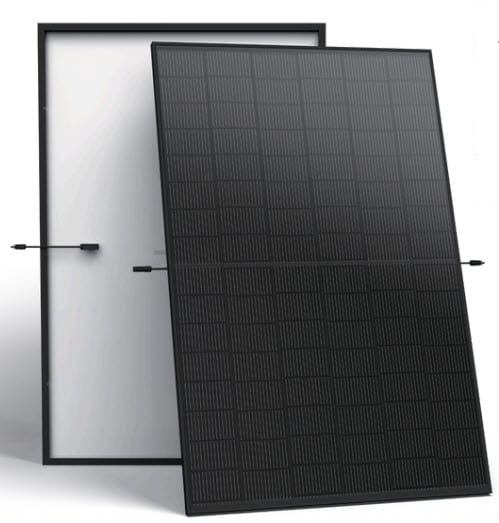 Mission Solar MSX10-435HN0B 435W Black on White 108 Half-Cell Mono Solar Panel N-Type TOPCon