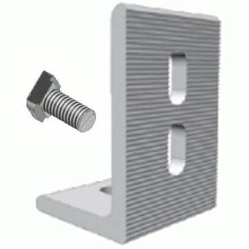 Unirac SolarMount 304001C-US Clear Serrated L-Foot Domestic Content