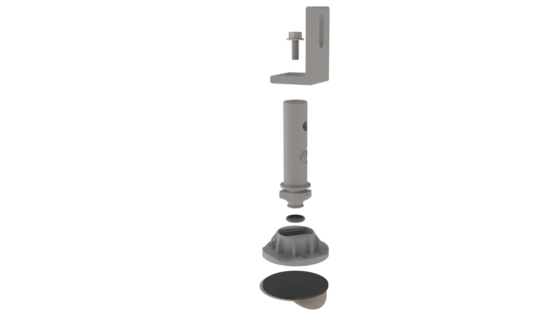 K2 Systems 4000238 Drop N Lock Post 4.5", Kit