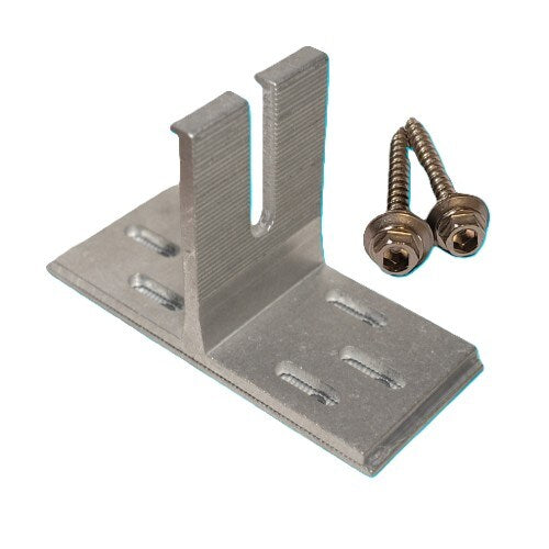 Sunstack SSM SS01-M40-00 Mill Open Slot L-Foot Kit with 40 Rafter Screws Box of 20
