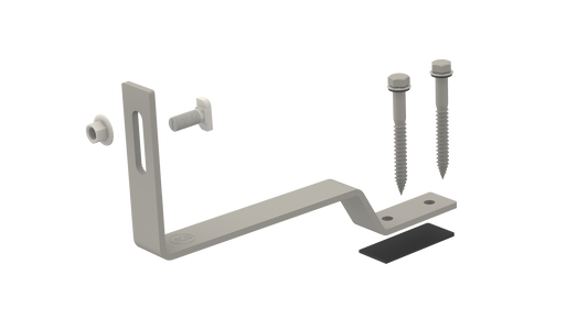 K2 Systems EverFlash 4000141-B Flat Tile Hook with Butyl Seal