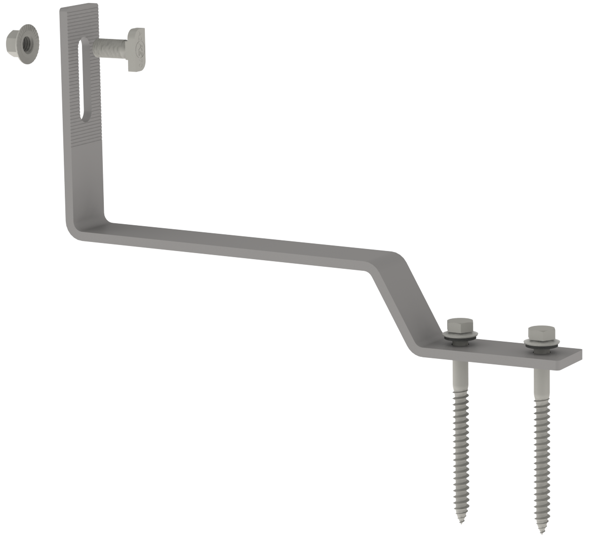 K2 Systems 4000141 Flat Tile Hook X Kit