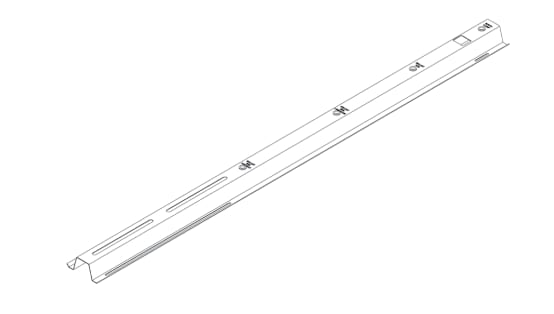Unirac GridFlex 10 380200 North Rail Assembly 10-13-17" Rail Spacing