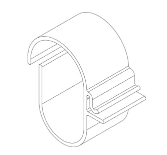 Unirac GridFlex 10 380900 PVC Wire Management Clip